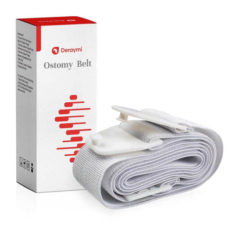 DERAYMI Ostomy Belt, Colostomy Bags Belt Ostomy Supplies for Men and Women, Ileostomy Belt Ostomy Support Belt Used to Fix the Ostomy Bag to Prevent It from Falling Off
